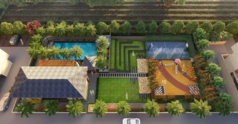 Bathroom interior in a 2 and 3 BHK apartment in Kiwale Pune.