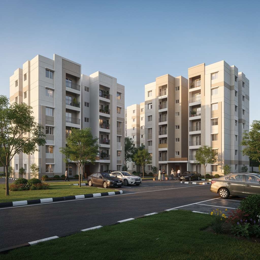 budget 2 bhk kiwale with practical residential apartment buildings