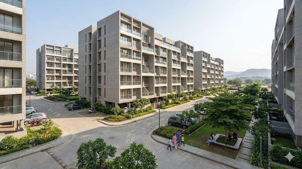 flats in kiwale with modern residential apartments in a planned community